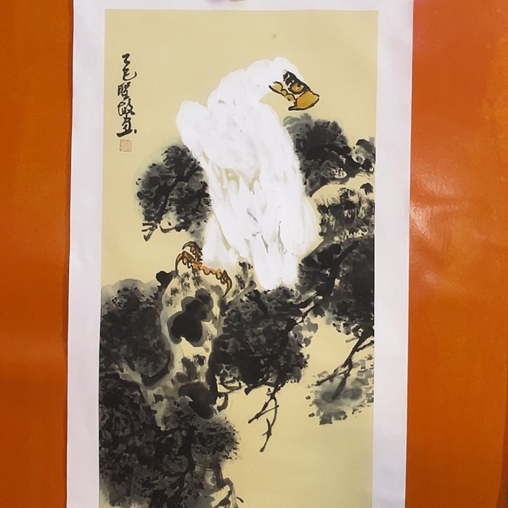国画张圣敏先生纯手绘的