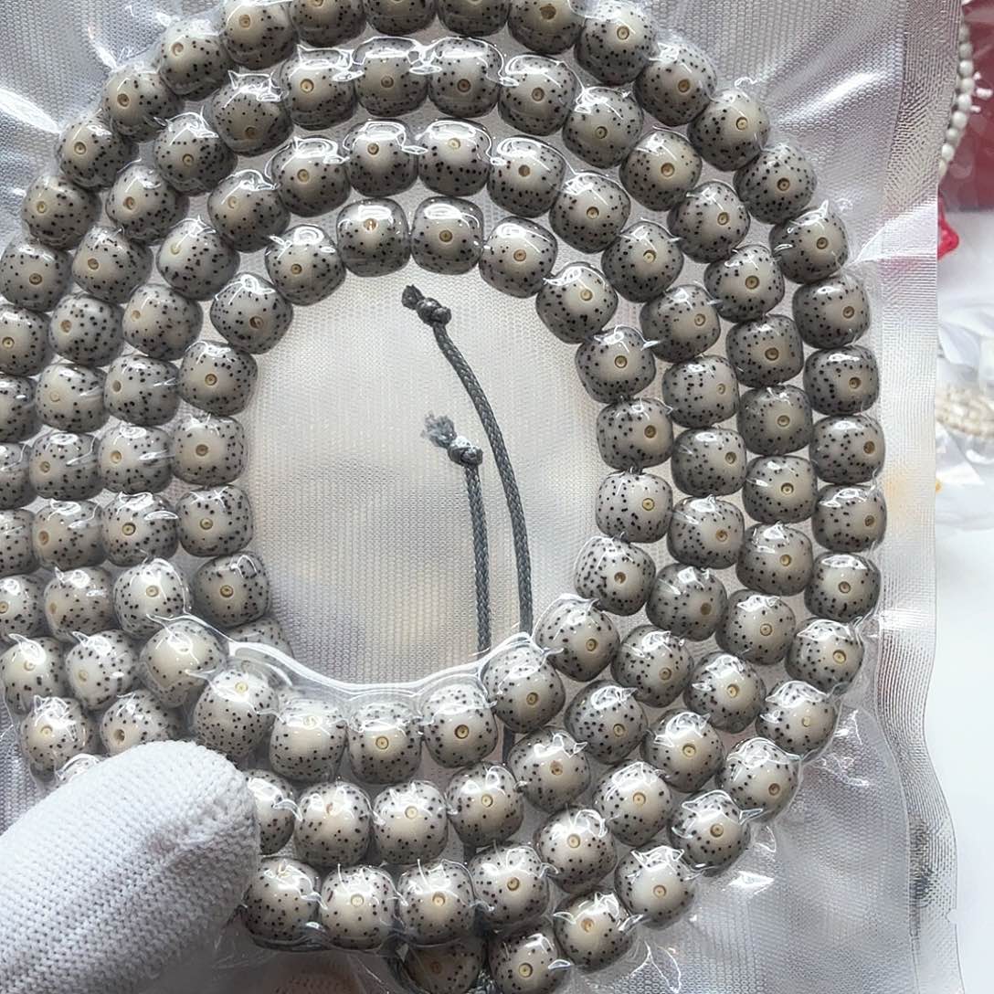 星月菩提吊坠11糯冰月留白10左右108