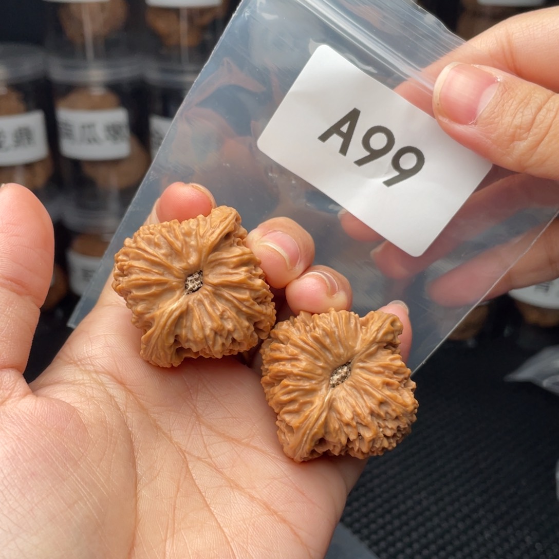 文玩核桃把件全品39凹底南将