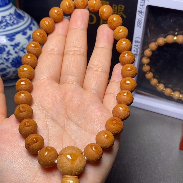 凤眼菩提手串尼泊尔