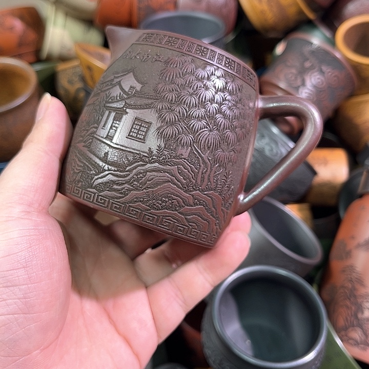 茶杯紫砂全手工紫砂主人杯