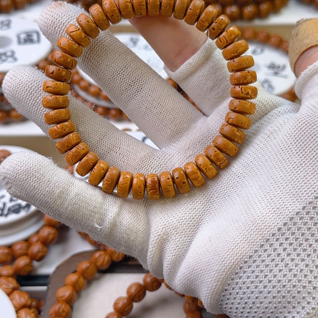 桃核手串脑纹桃核核壁药片