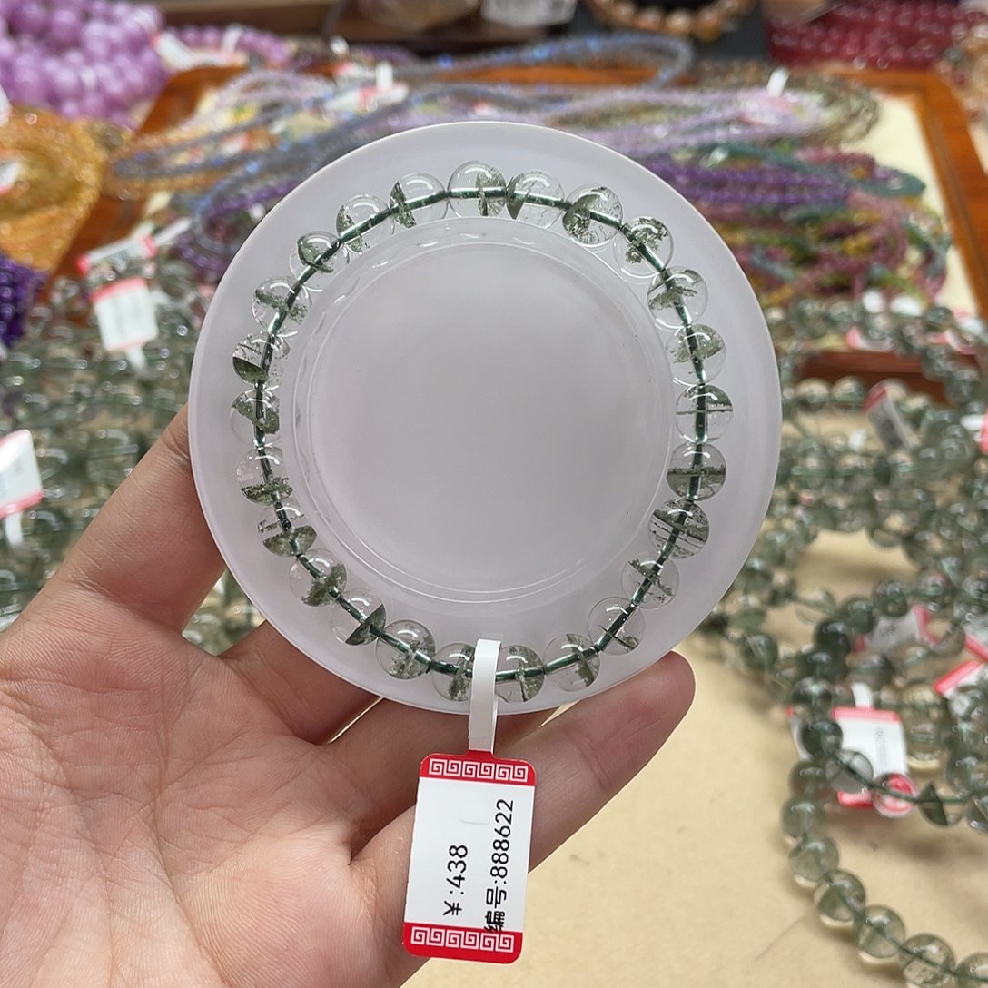 水晶手链未镶嵌爱*团绿幽灵