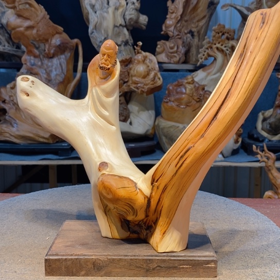 柏木（崖柏）根雕摆件