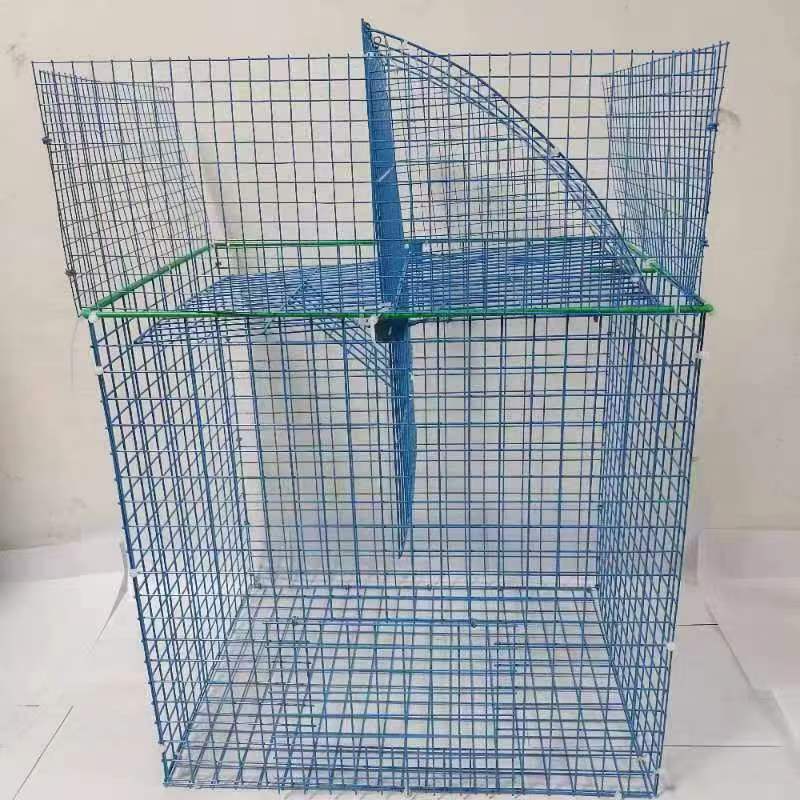 烤漆镀锌款天落笼自动旋转翻板笼长46厘米宽35厘米高46厘米