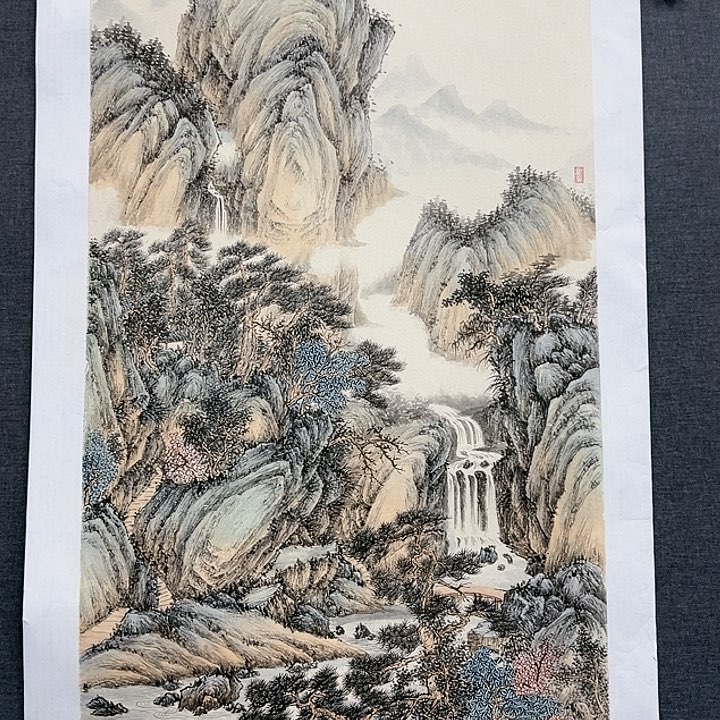 国画书画作品多次