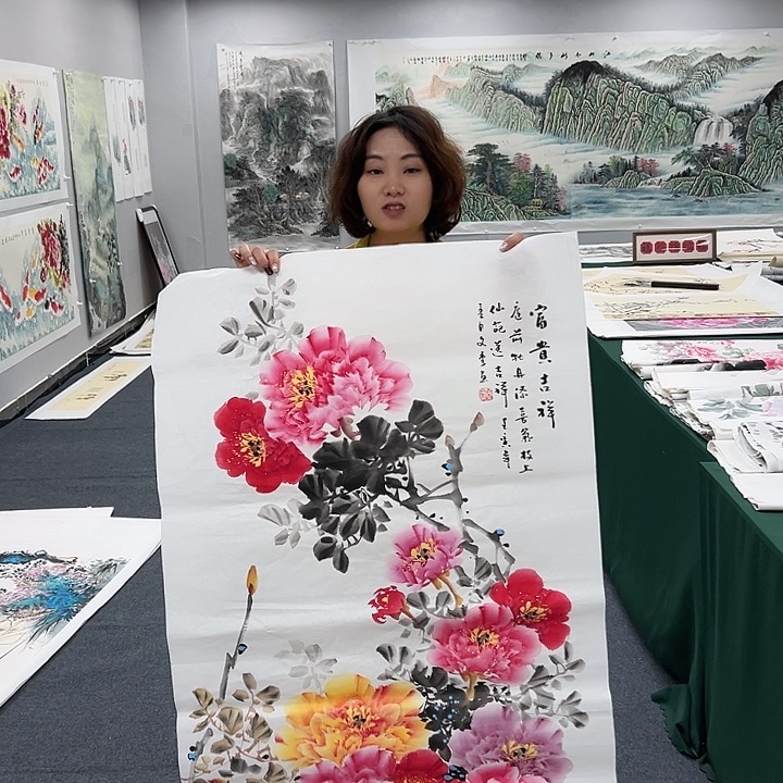 国画纯手绘国画作品大放漏