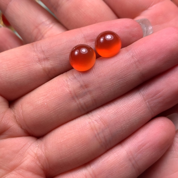 未镶嵌戒面南红玛瑙