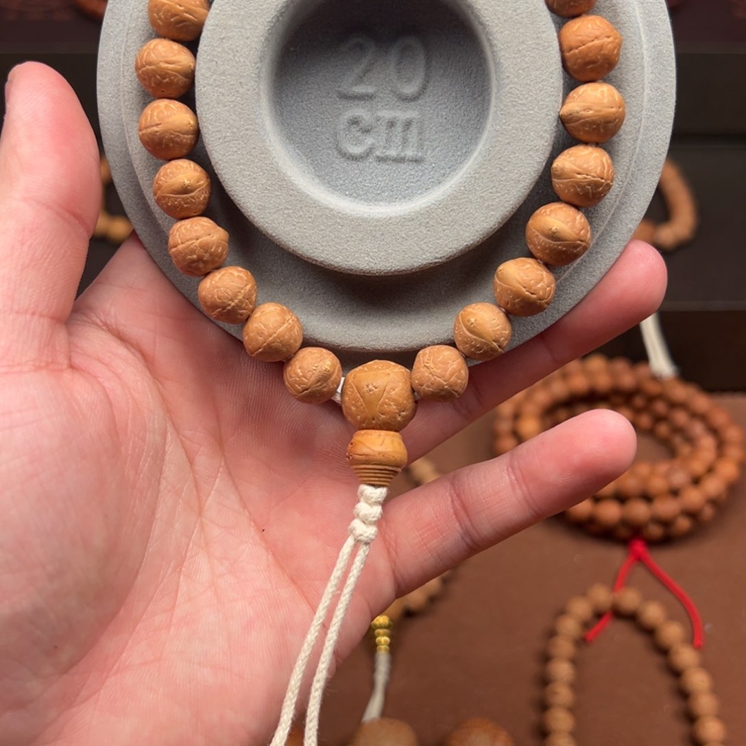 凤眼菩提手串11尺寸树王实心籽