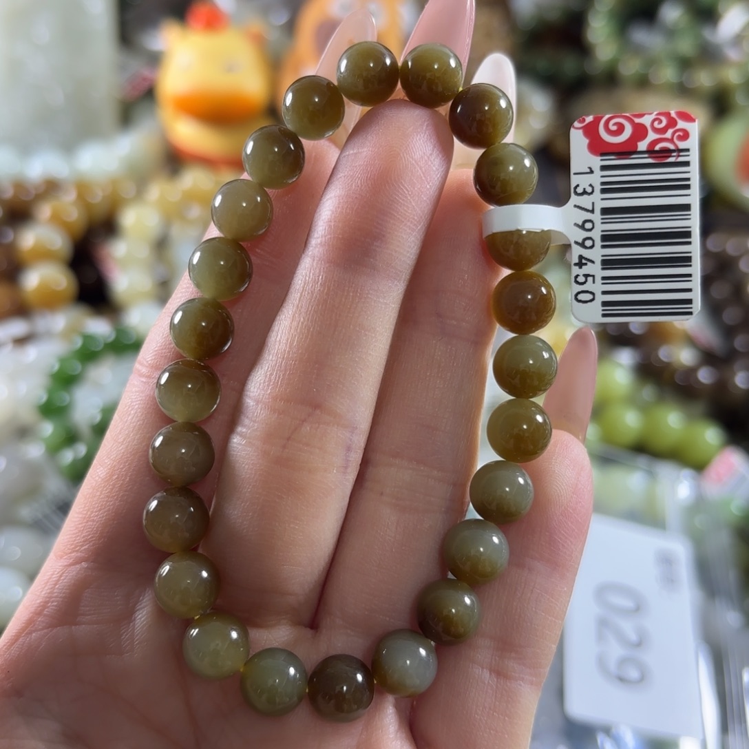 和田玉未镶嵌手链29