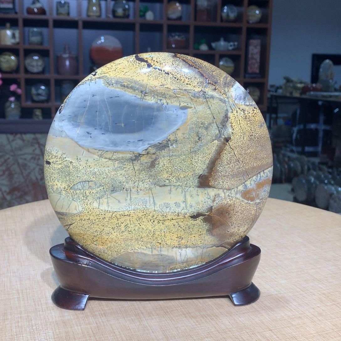 紫砂，广西国画石摆件，收藏观赏