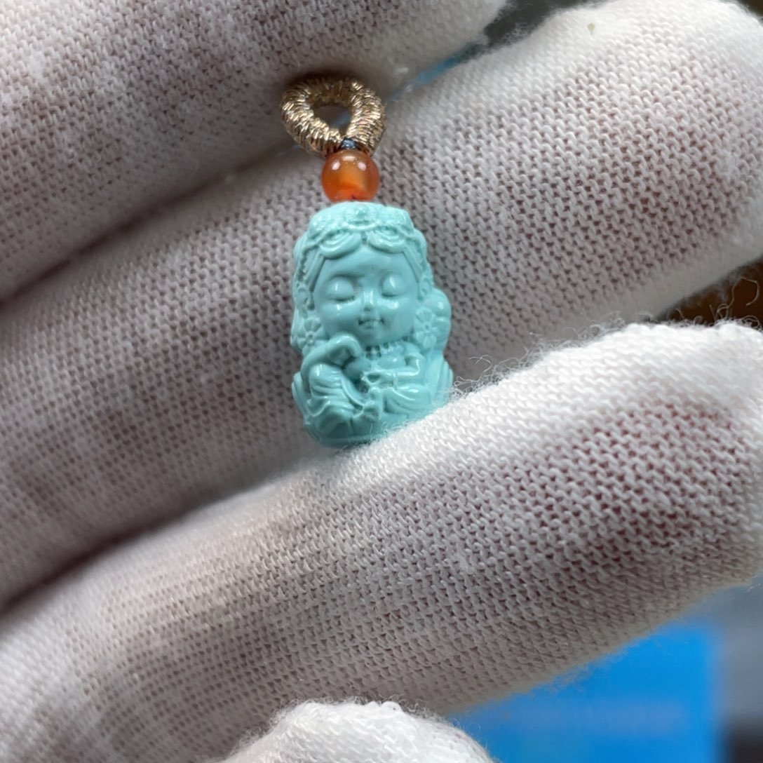 未镶嵌绿松石挂件