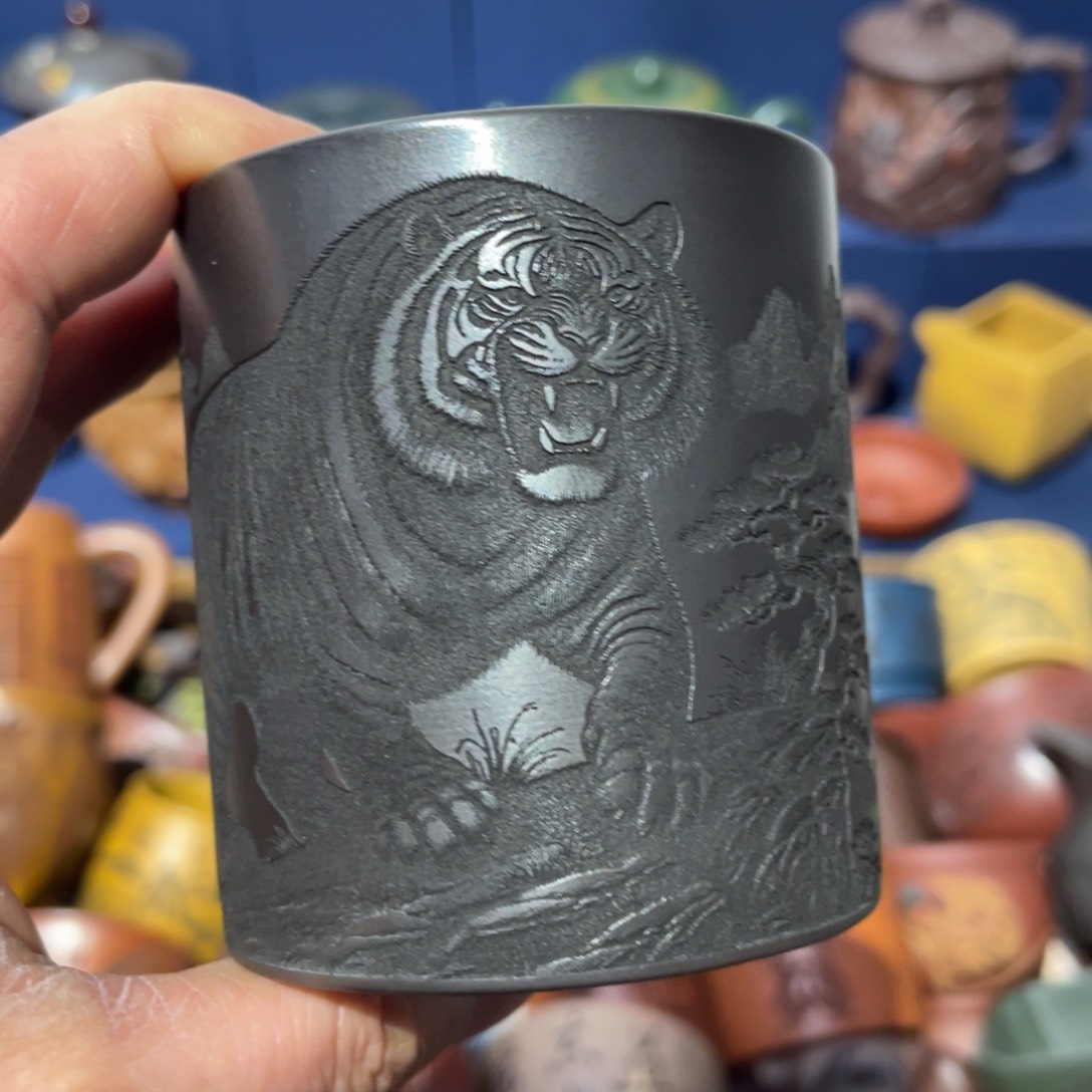 原矿紫砂手工主人杯