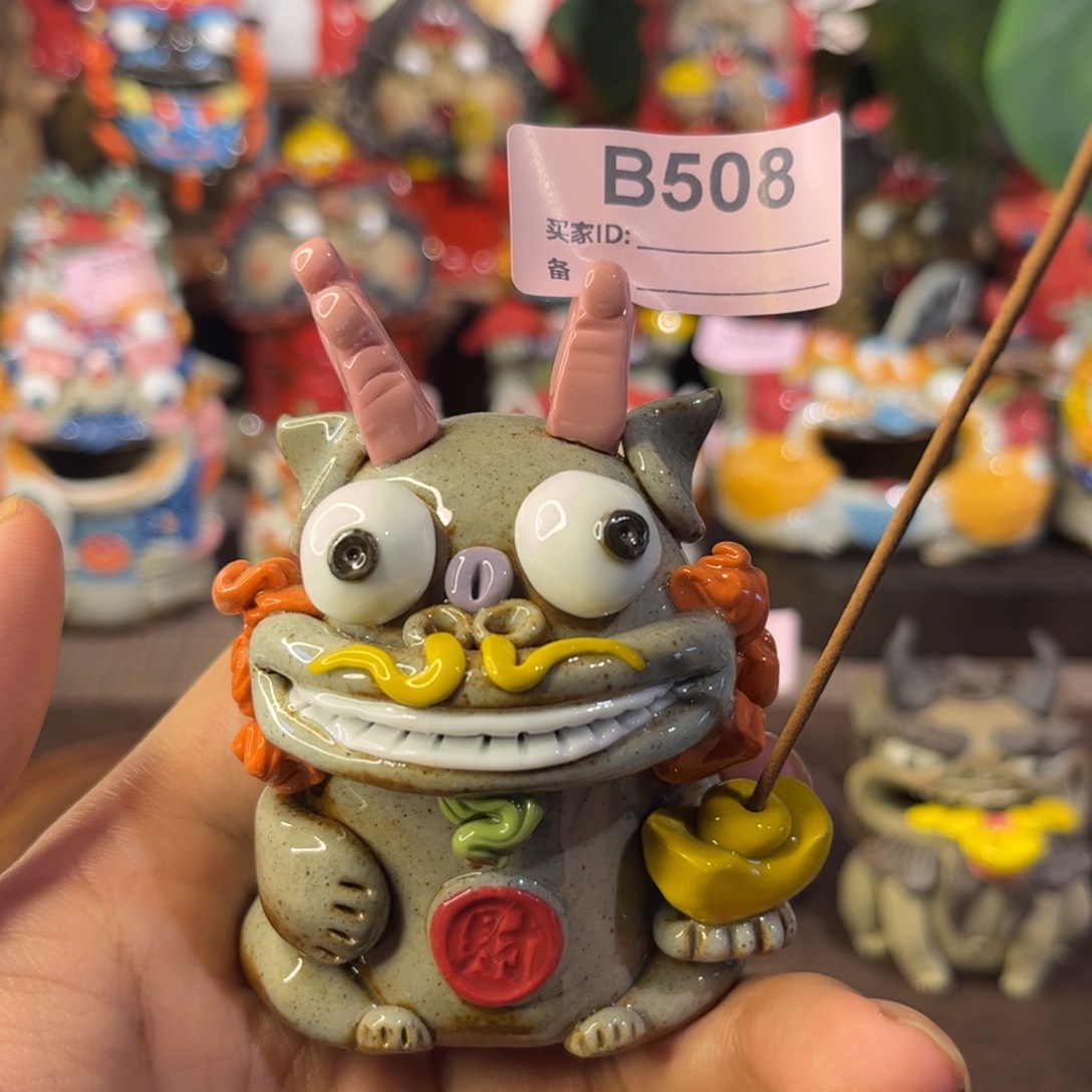 泥塑纯手工茶宠摆件