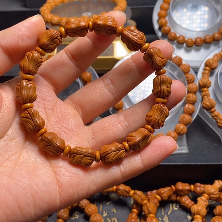 桃核手串迷你小花生手串11