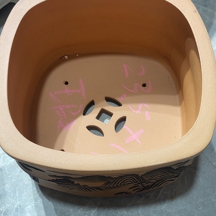 寒***回花盆紫砂紫砂花盆