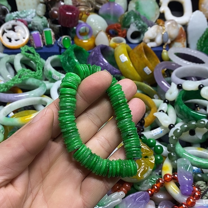 颈饰未镶嵌翡翠缅甸翡翠首饰配饰