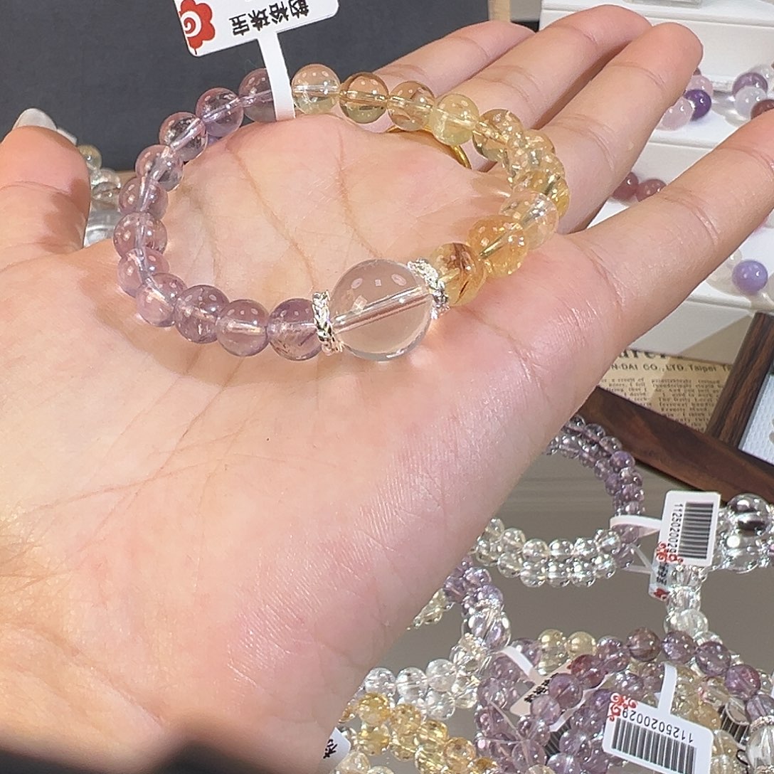 烟晶手链未镶嵌水晶