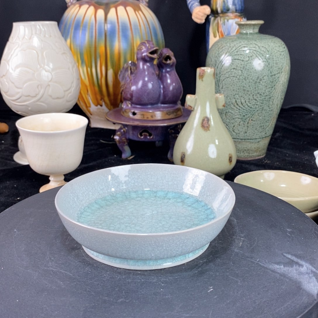 摆件汝窑水洗瓷器