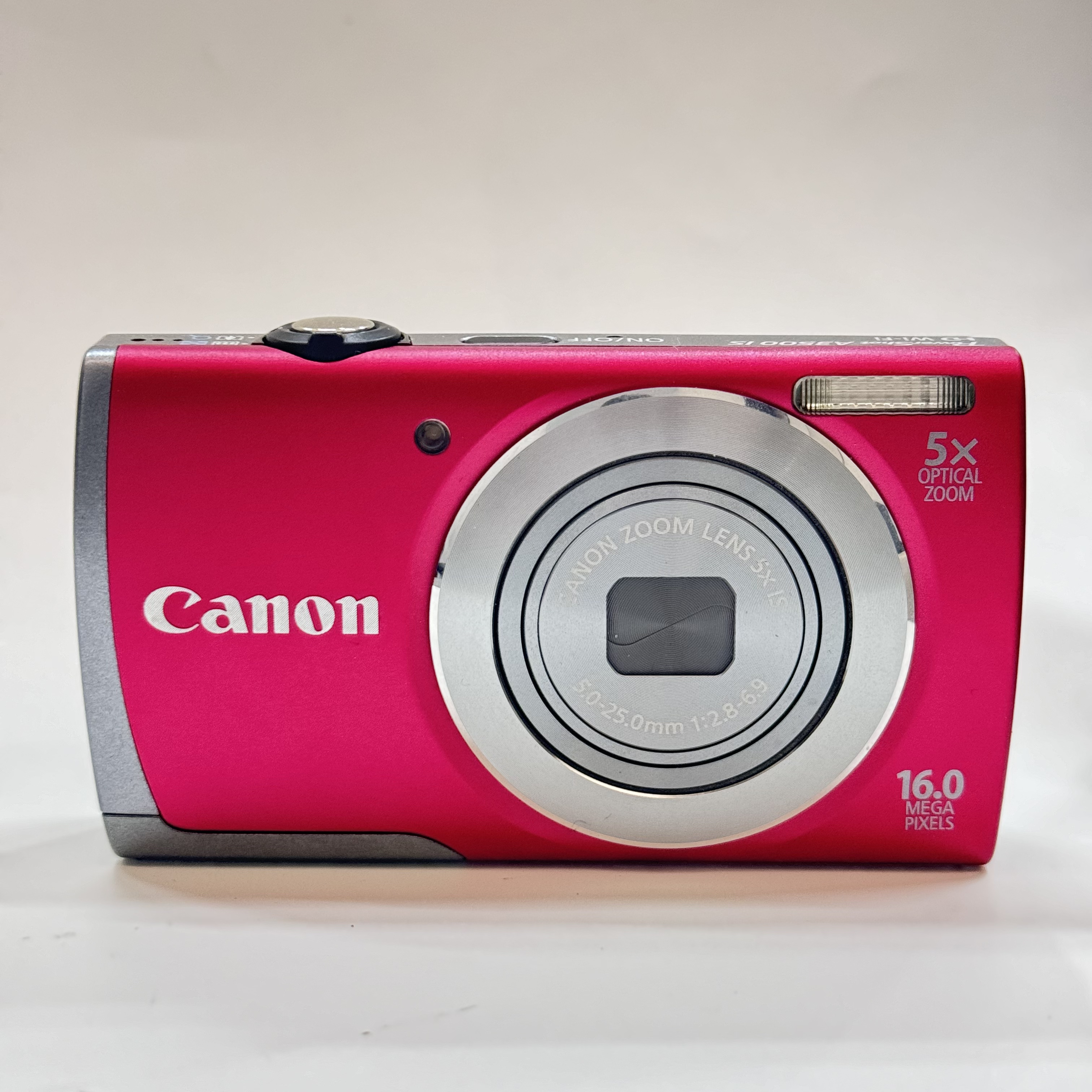 95新 Canon/佳能 a3500红色原盒1600万像素5倍变焦ccd数码相机