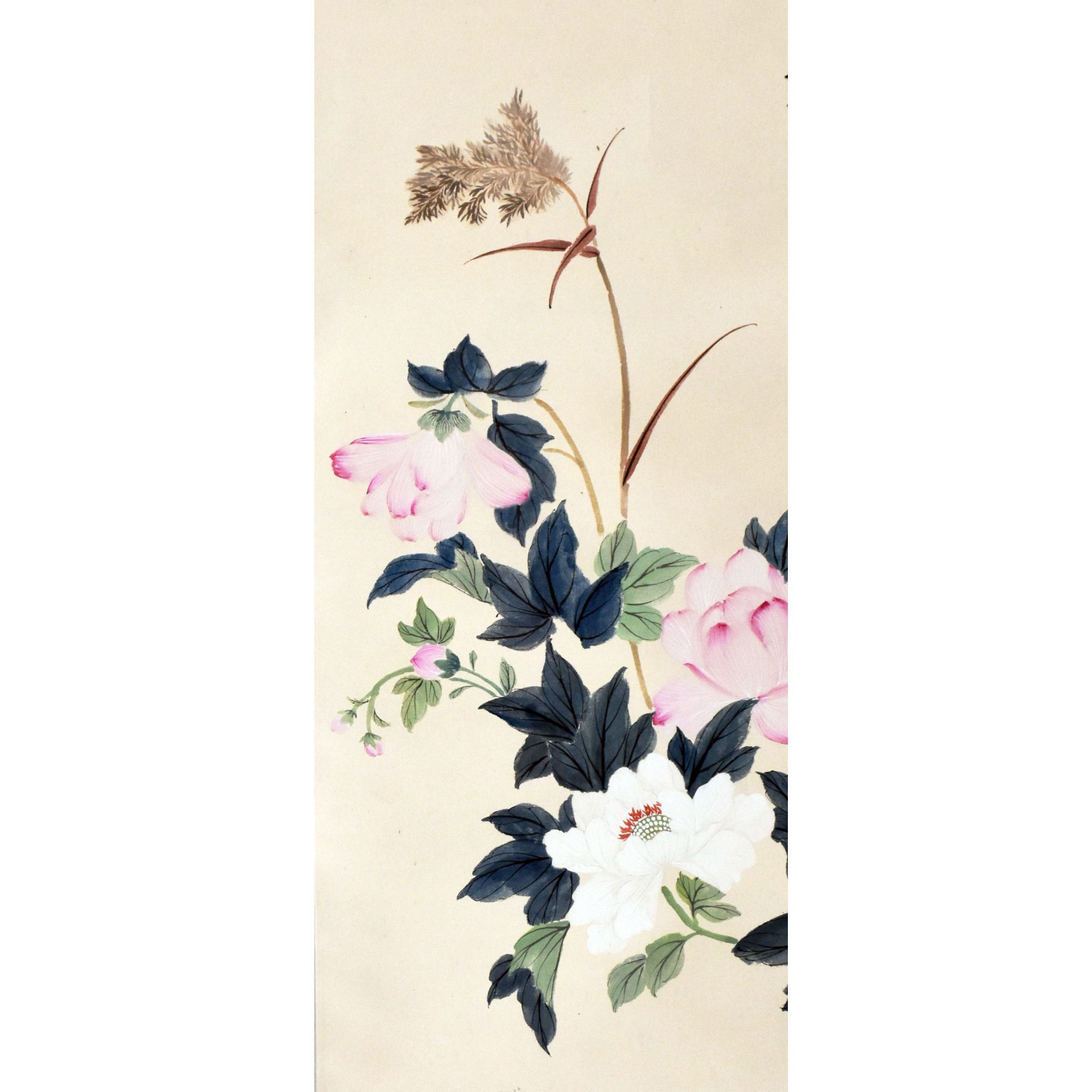 HM5010 花卉 68×32 纸本立轴 1.9平尺