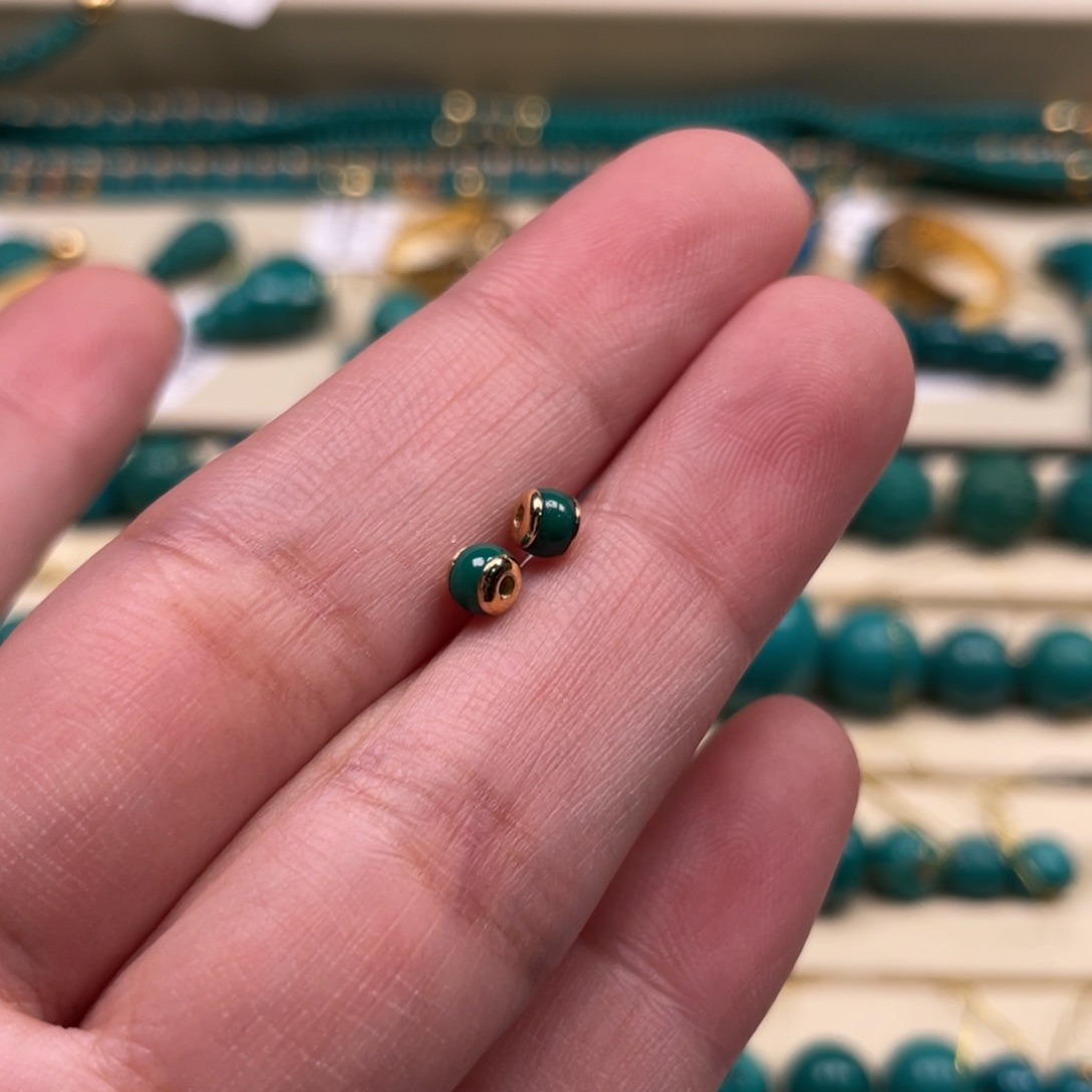 绿松石珠宝奇石18K金镶嵌A****H