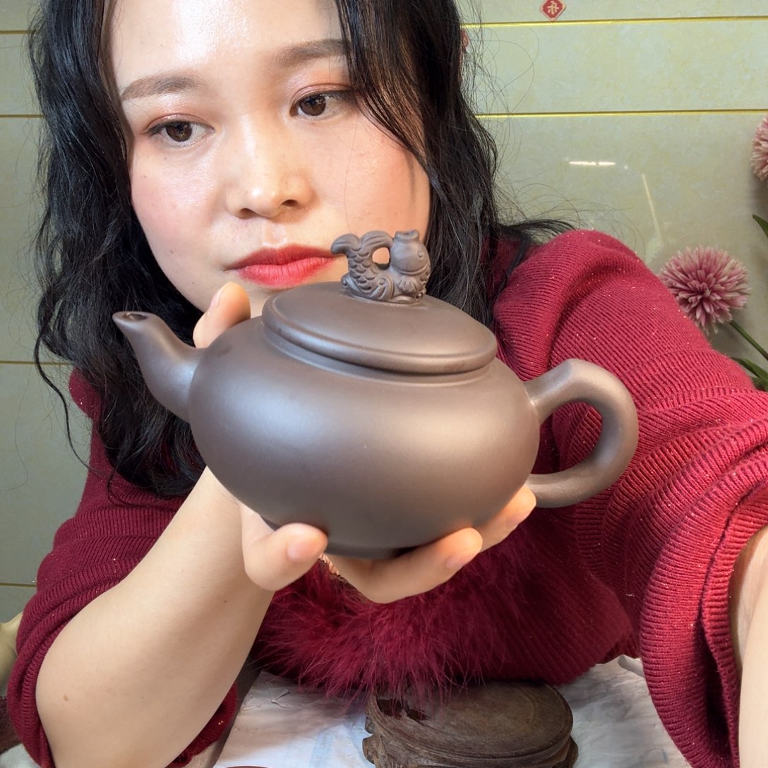 紫砂茶壶小****x精工制作