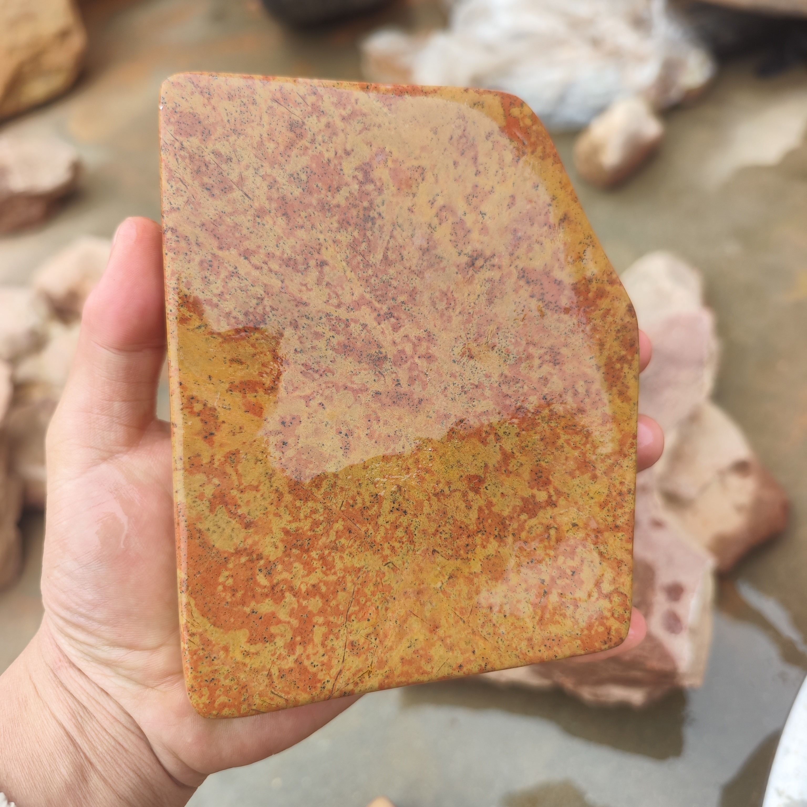 天然泗水砭石热敷石