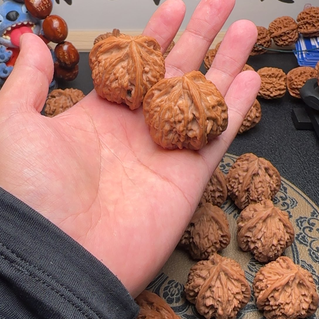 晴***里文玩核桃吊坠御龙41