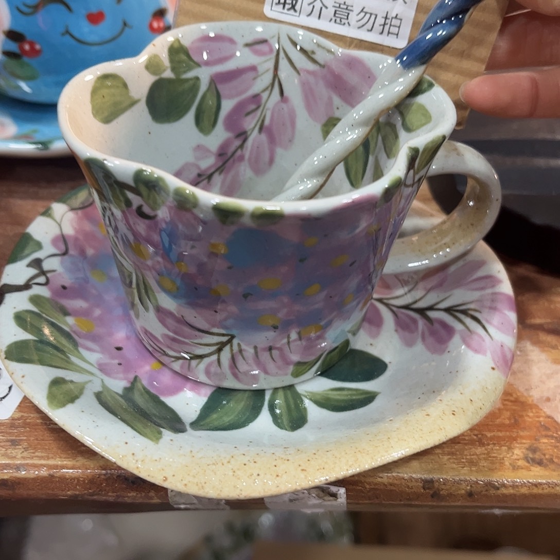 陶泥景德镇手工手绘高温釉下彩