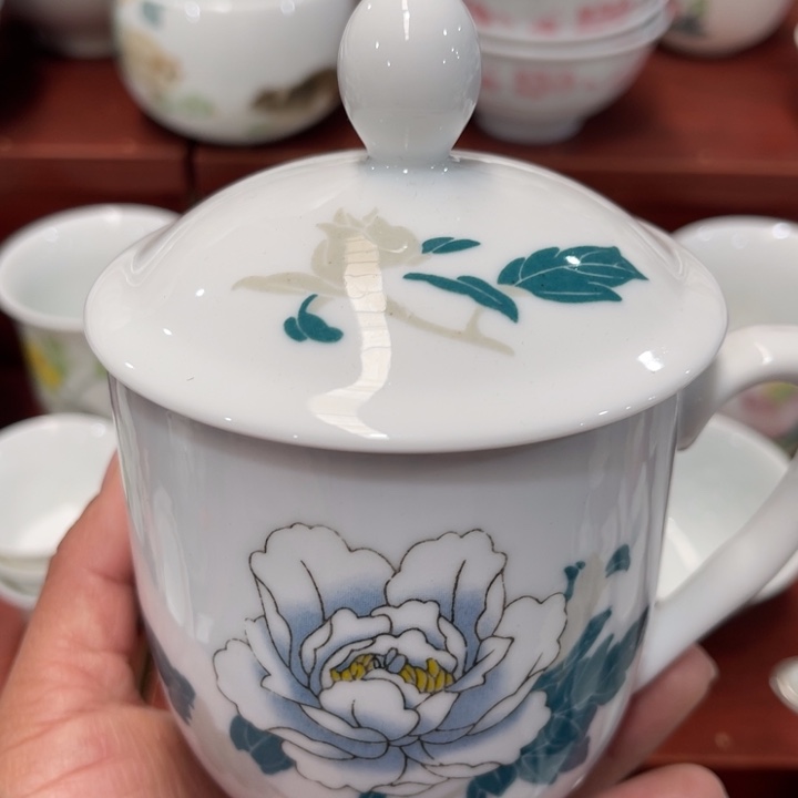 瓷醴陵釉下印花320毫升