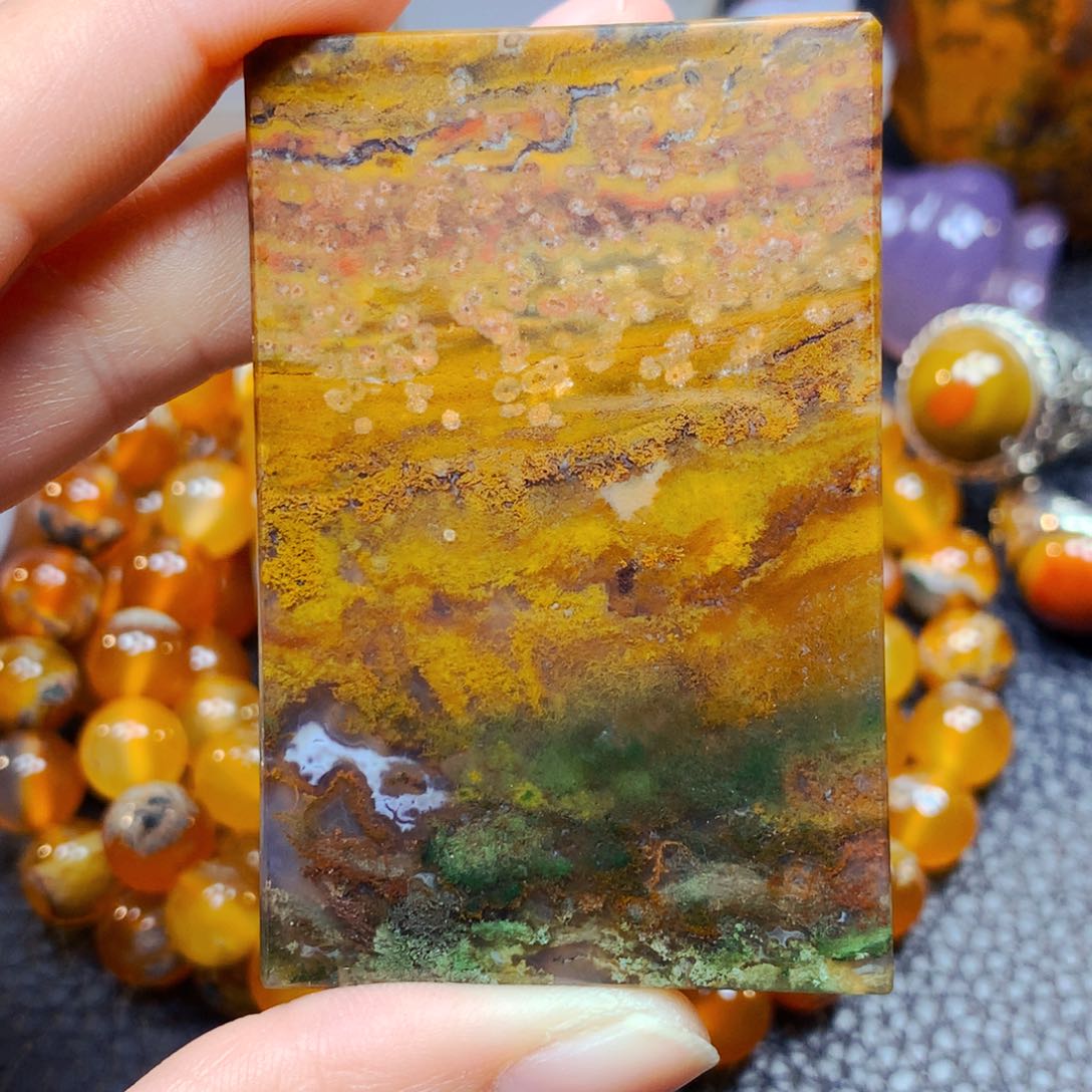 玛瑙/玉髓吊坠28未镶嵌H****U