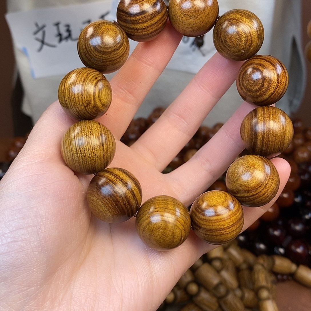 黄花梨/降香黄檀黑油2.0圆珠单圈