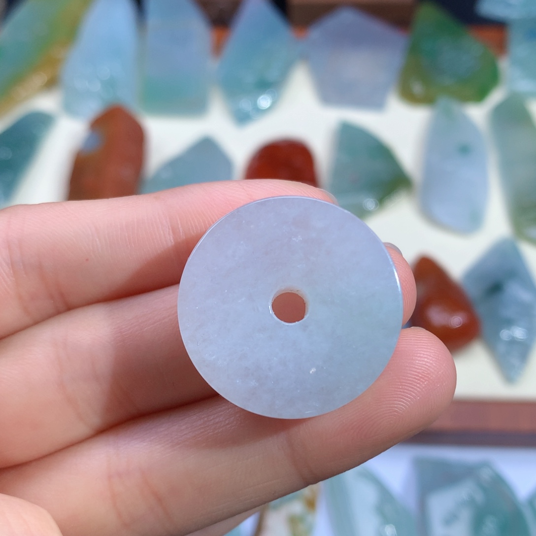 翡翠未镶嵌颈饰天然缅甸翡翠包邮