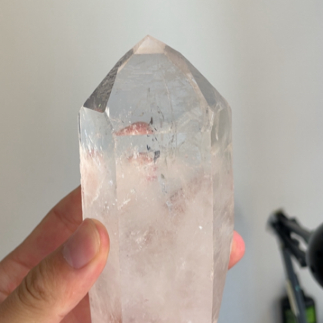 天然喜马拉雅水晶六棱柱 巴基斯坦原矿能量柱