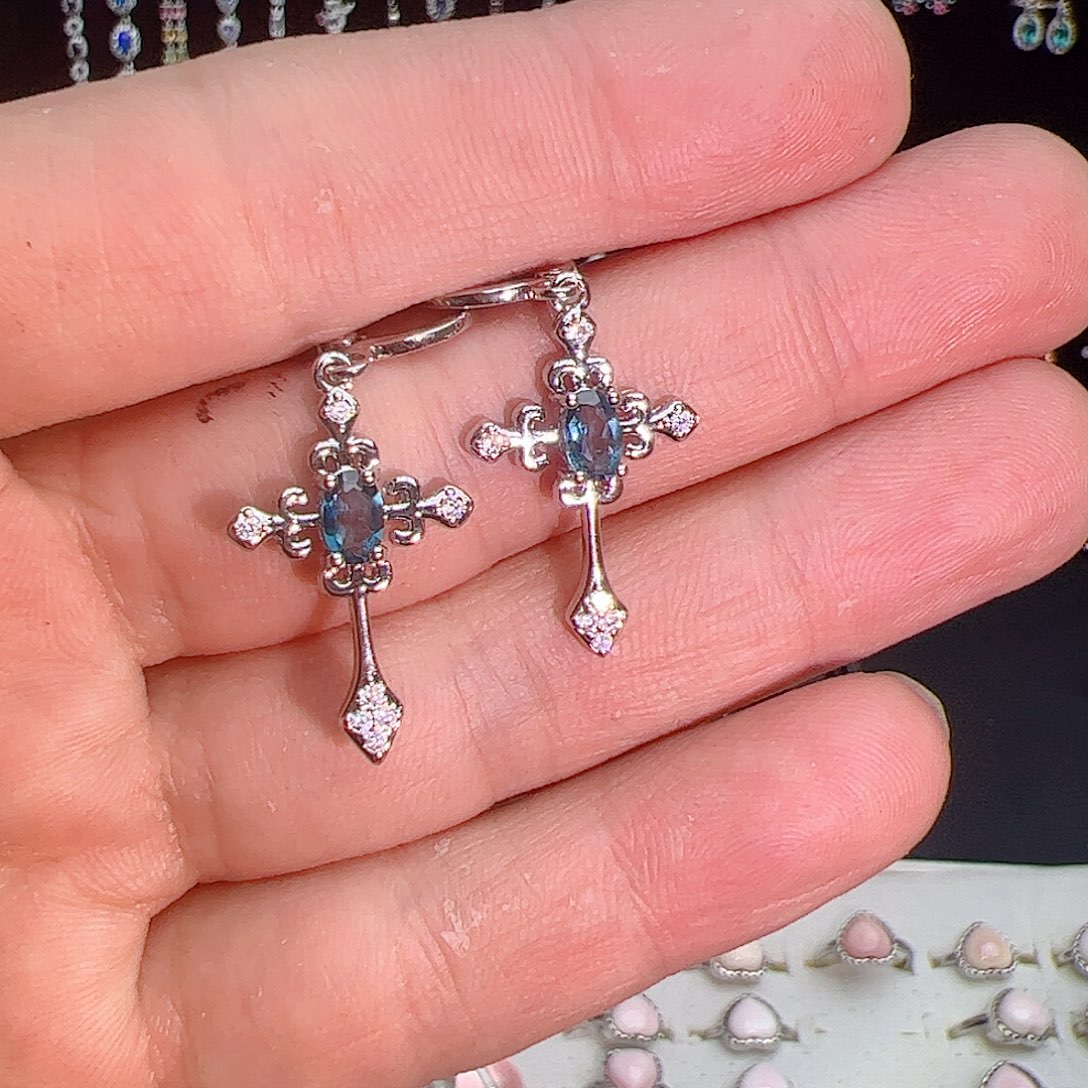 紫晶珠宝半成品银S925镶嵌