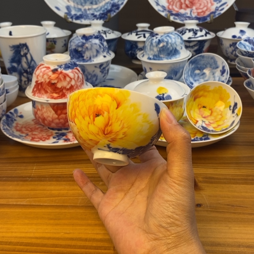 【闪购商品】瓷片景德镇手绘茶具