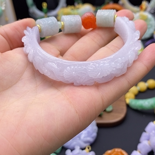 翡翠未镶嵌手链翡翠手链