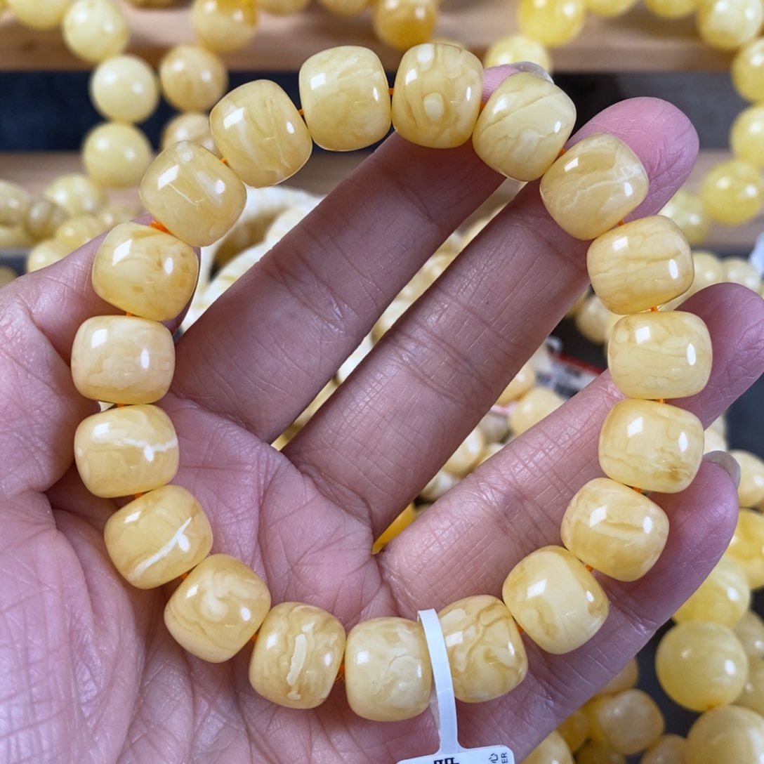 蜜蜡裸石未镶嵌12➕虎皮妖花