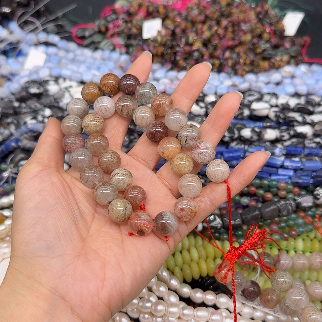 淡****玛瑙/玉髓合金珠宝半成品千层幽灵拍两69发一条