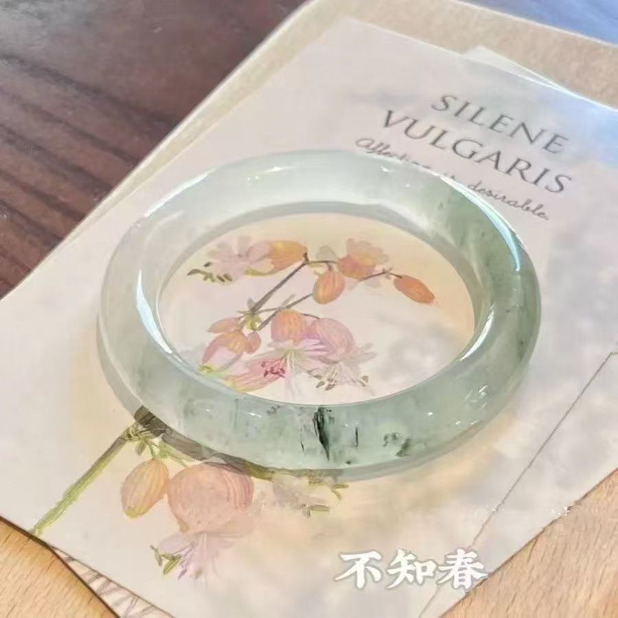 (拍对应圈口价格)玉手镯时尚甜美风饰品女手镯