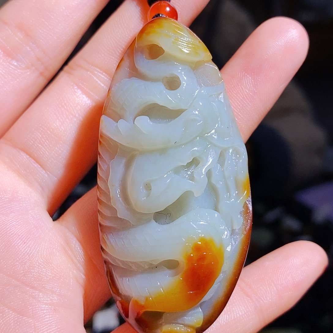和田玉颈饰未镶嵌