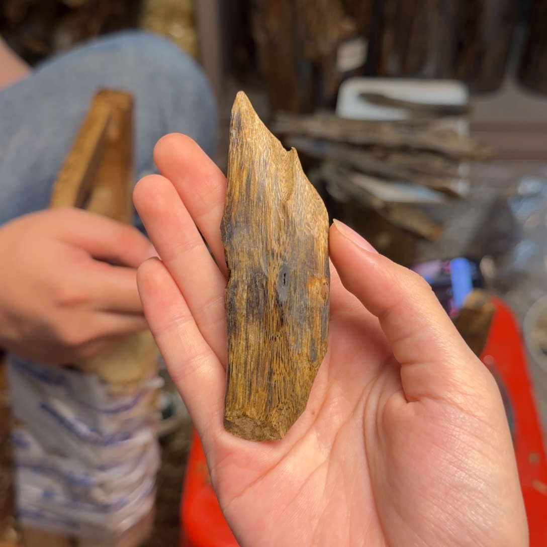 沉香沉香碎屑陆河块料11克