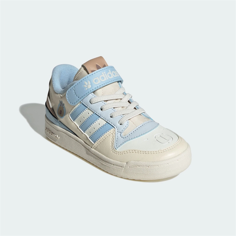 adidas/阿迪达斯25秋新儿童经典休闲篮球风运动板鞋小白鞋JS2475