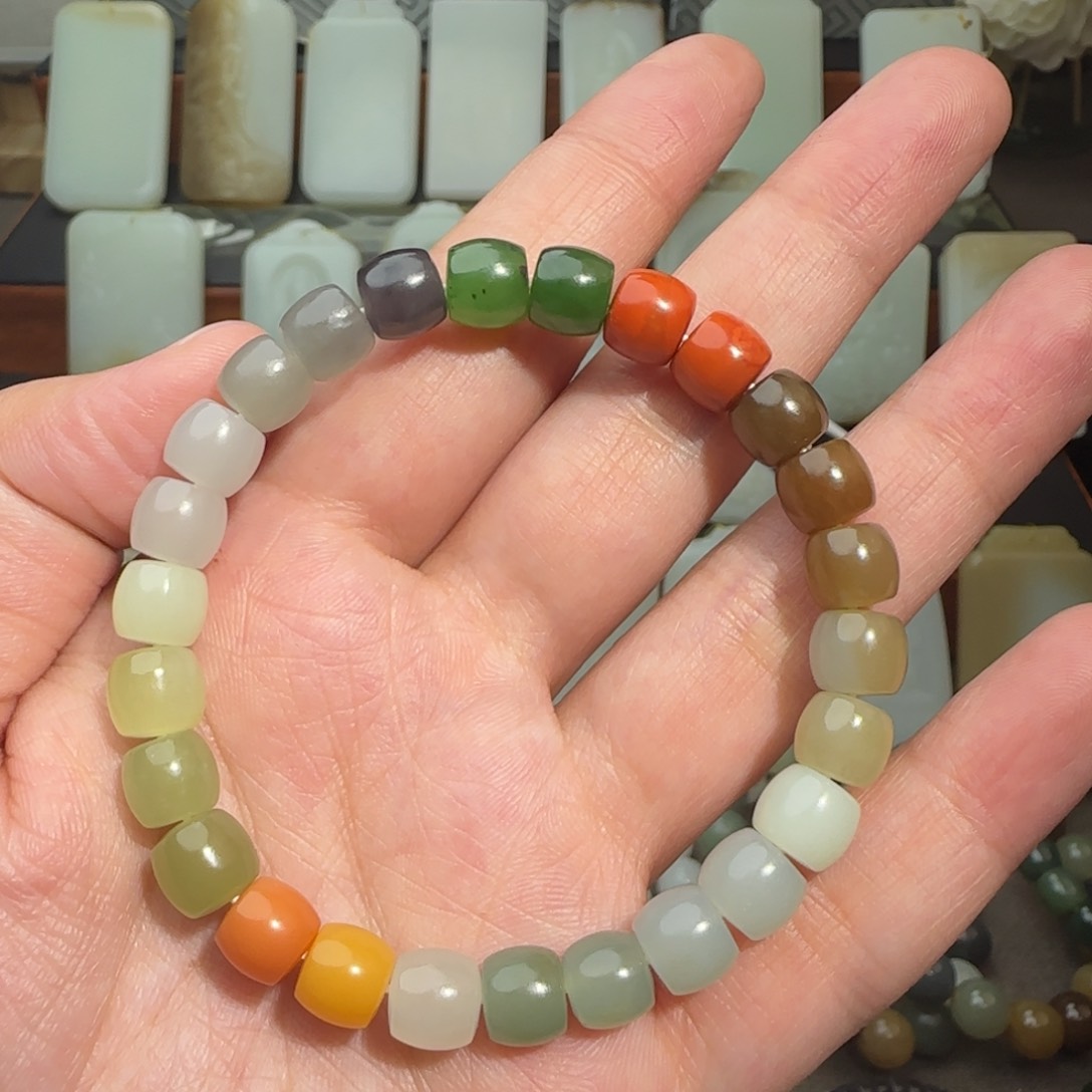 和田玉手链未镶嵌?****～