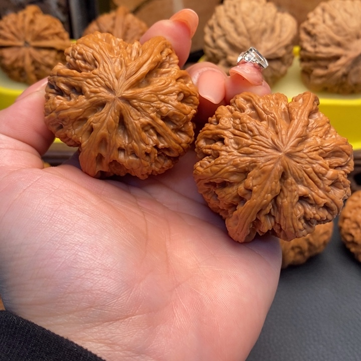 文玩核桃把件099球筋49全品