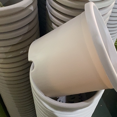 树脂四季3号微瑕灰白无托10个