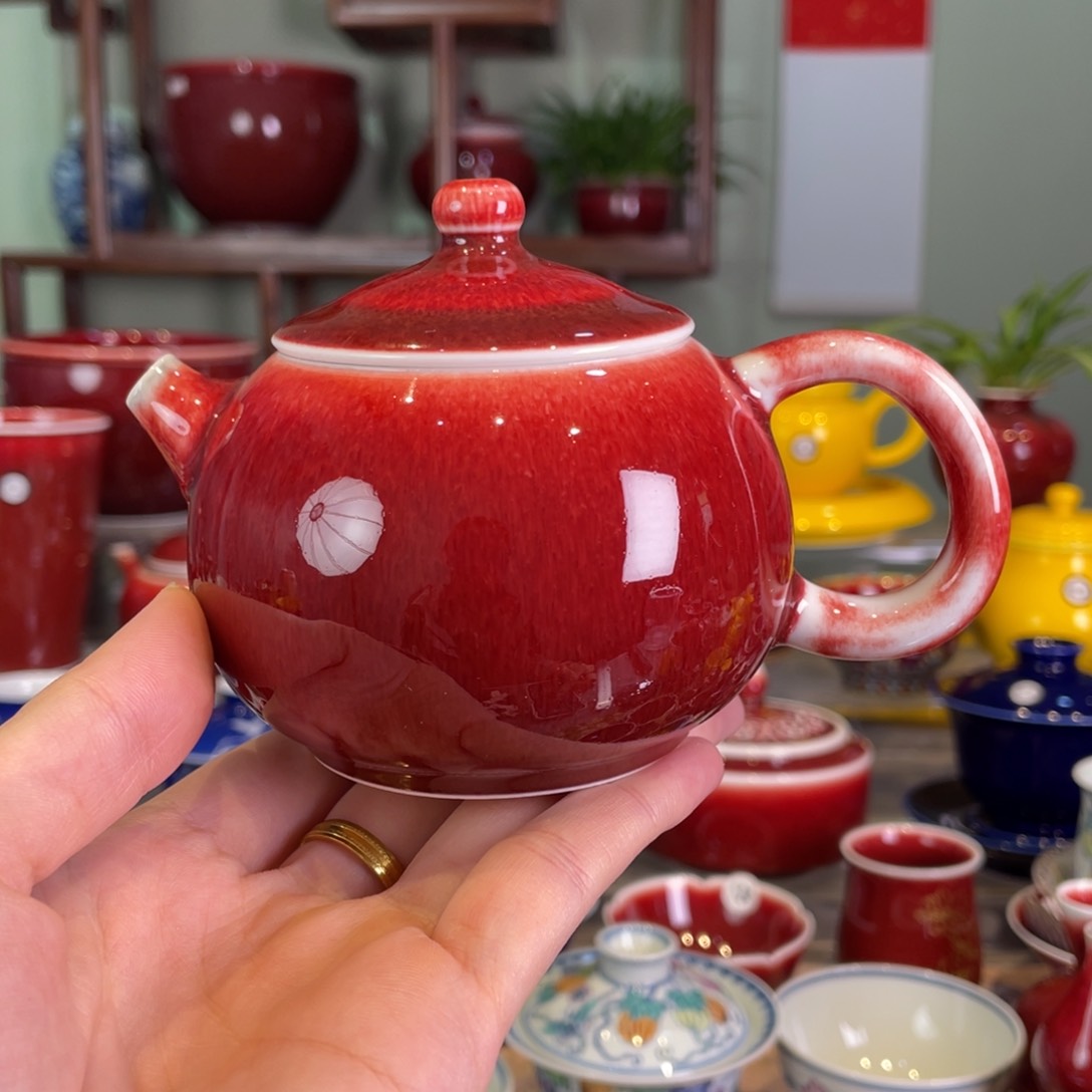 清欢雅玩原矿郎红福利西施壶200毫升