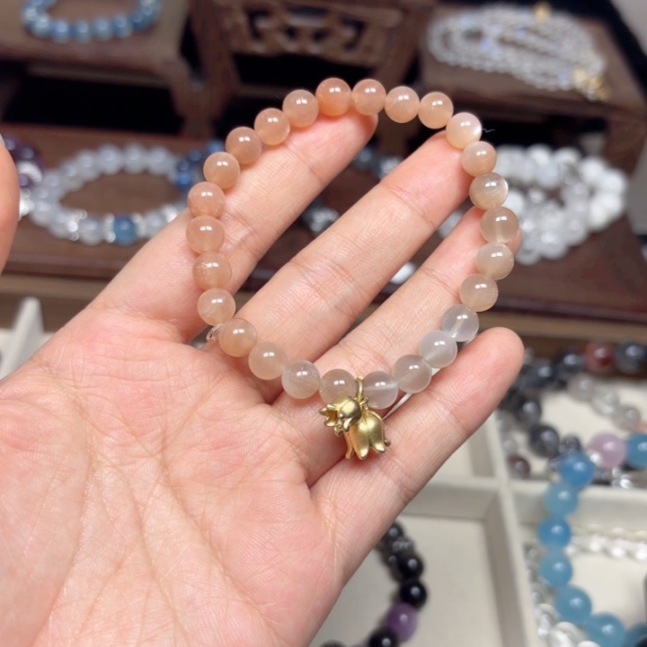 水晶手链未镶嵌金薇薇