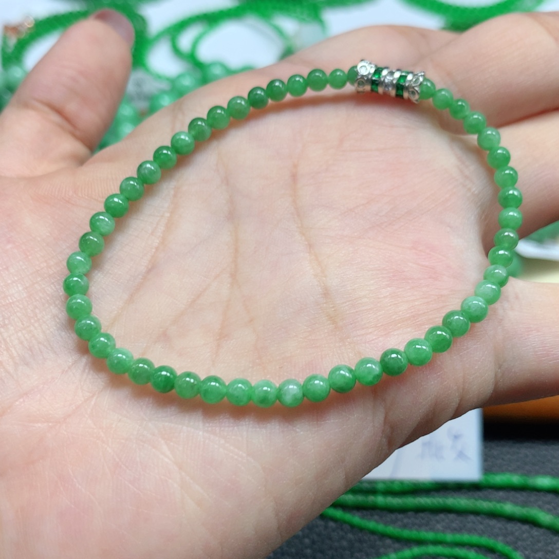 未镶嵌手链翡翠翡翠